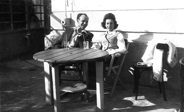 Rose Banner et son mari après la guerre