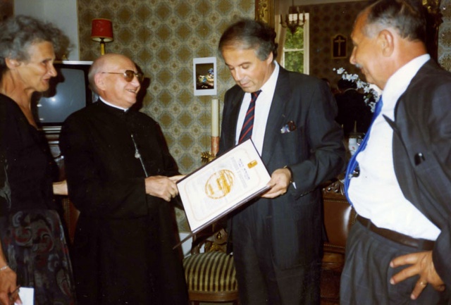 André ESPITALLIER le jour de la cérémonie