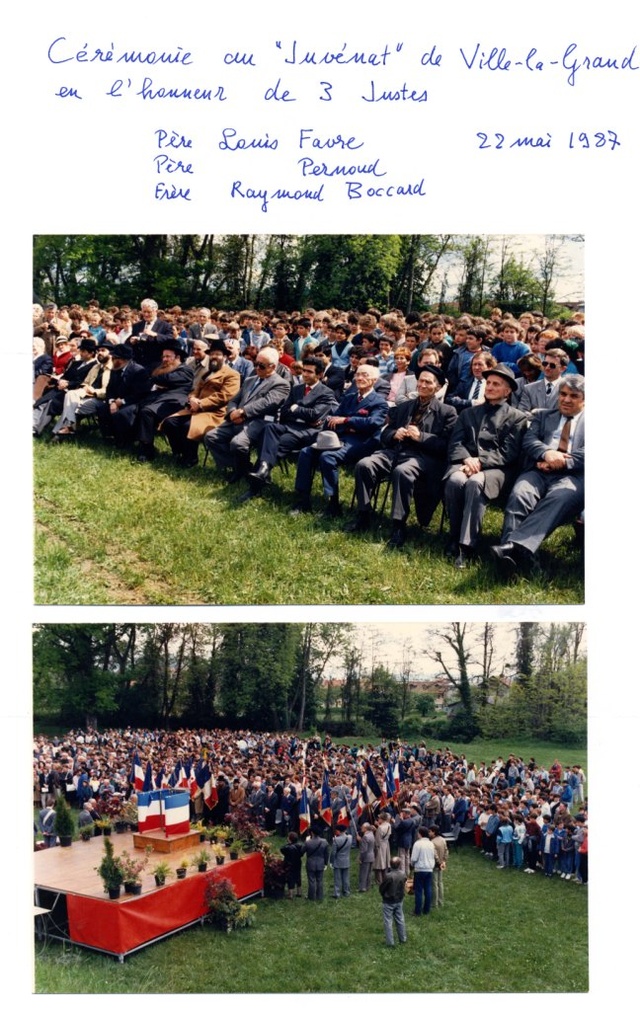 Cérémonie du 22 mai 1987