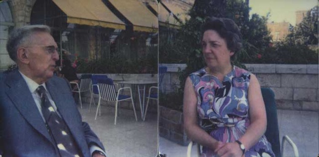 juin 1975 Raymond avec Raymonde Lombart à Jérusalem