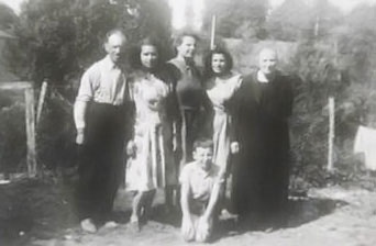 De gauche à droite Wielhem BAER , Ellen BAER, Paula BAER