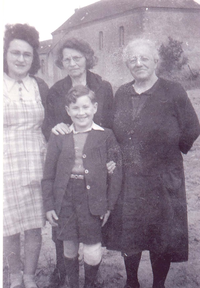 Marie Pacteau à droite et Albert Popiolek