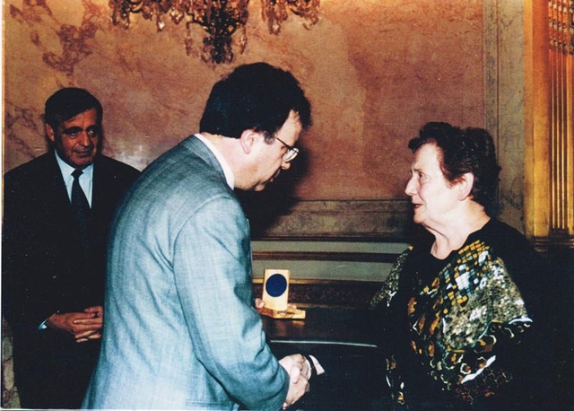 Mathilde Burdin, remise de medaille