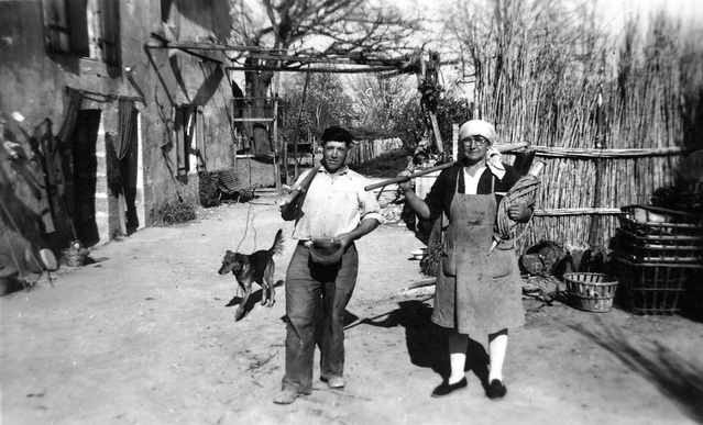 Virginie Gambet & Désiré Germond vers 1950