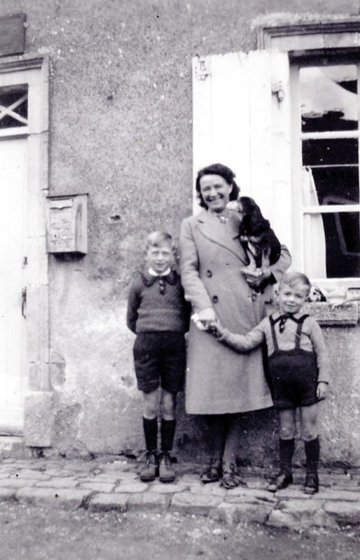 Amélie avec ses enfants