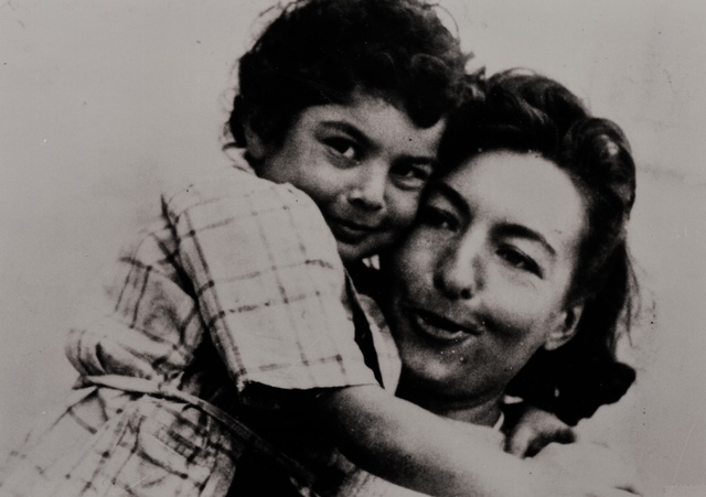 Magdeleine Lisette et son petit protégé Claude