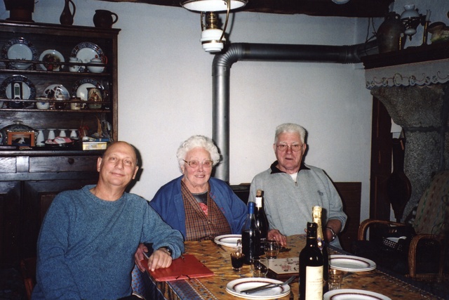 Retrouvailles andré GETRAIDE avec André MALLET & son épouse en nov 2006