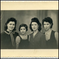 Marie Louise, Michel, Antoinette et Lydie Christiane Tendero