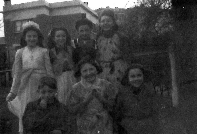 Charlotte avec des amis