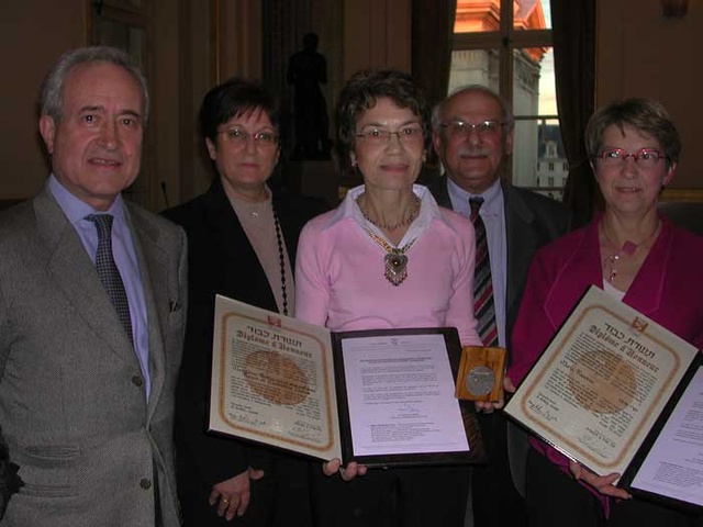 Cérémonie de remise de médaille