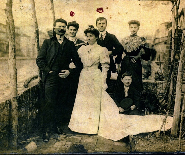 Bertrand & Marie au deuxieme rang