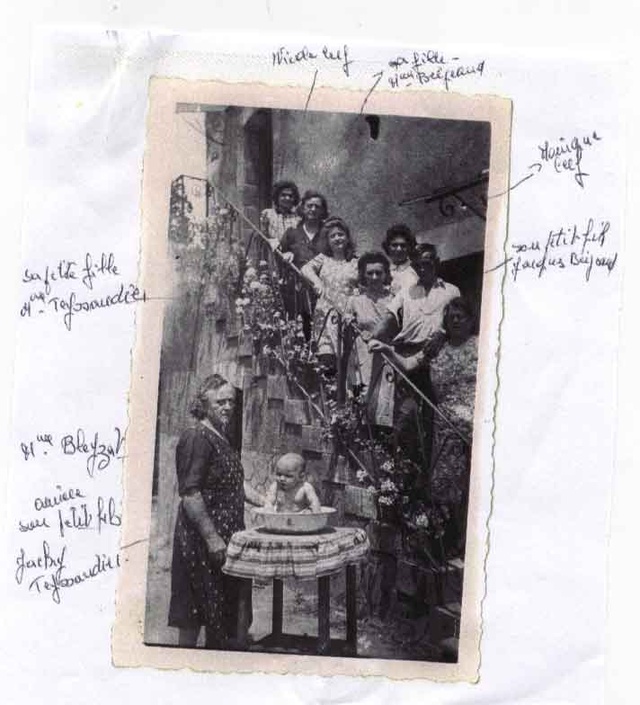 Marie-Louise BLEYZAT et sa famille