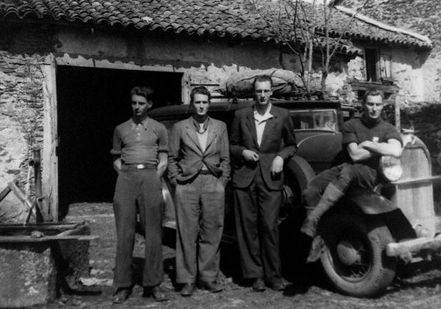 Les quatre fils Chardon, Lucien, Victor, Olivier, Auguste