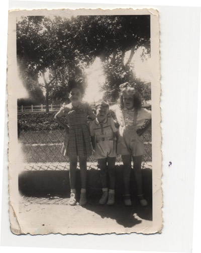 Rachel, Benjamin & Elyane Karcher en 1946