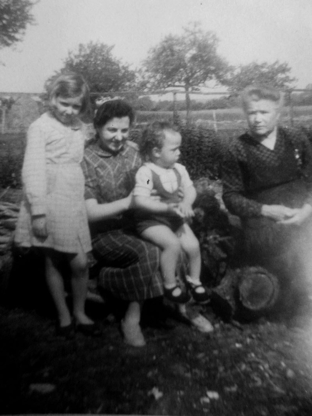 Anne-Marie avec Maurice et Mireille