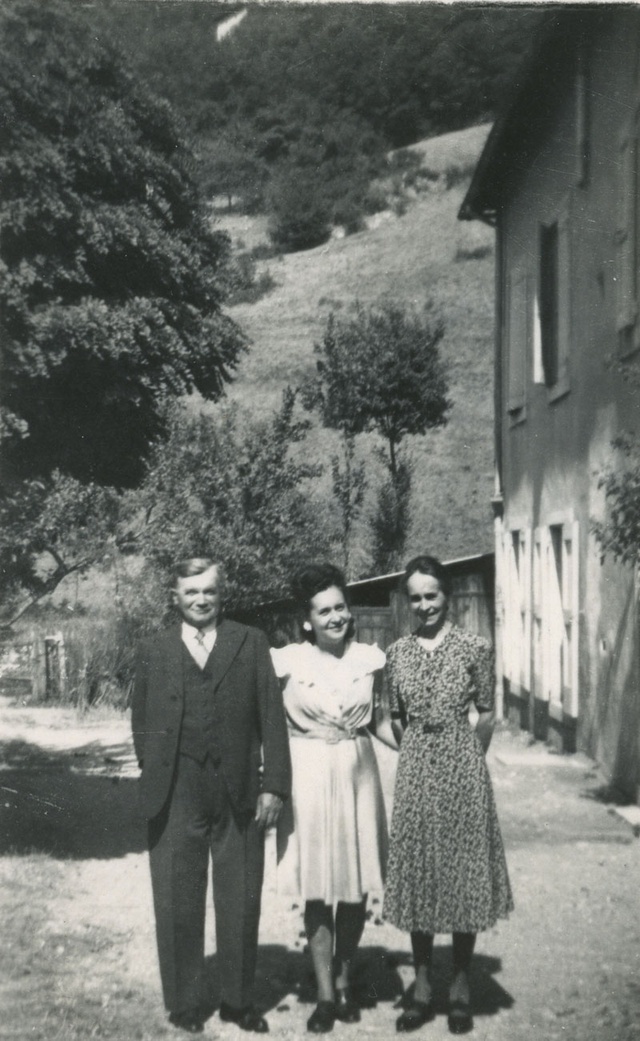 Louis et Marie-Louise Magnin et leur fille Yvette