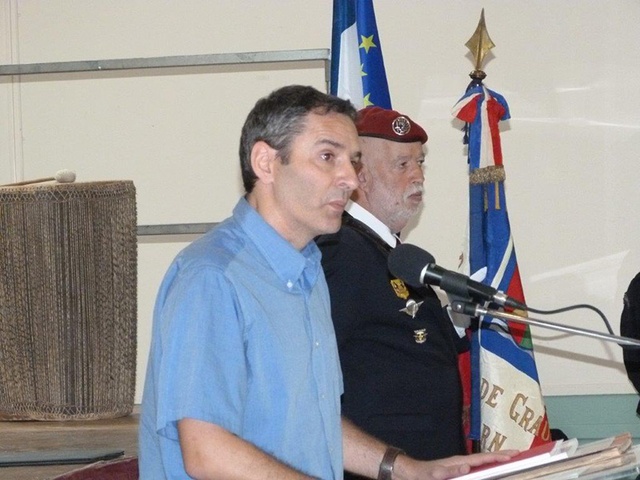 Allocution de Benjamin Tournier arrière petit fils de Laurent Escribe