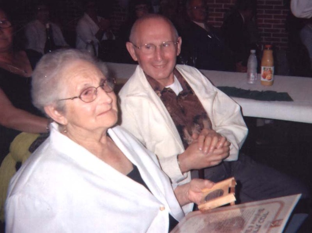 10 juin 2010 à Salbris Simone Jamard Ferran avec son fils Gilbert