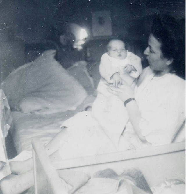 Renée Abel avec sa fille