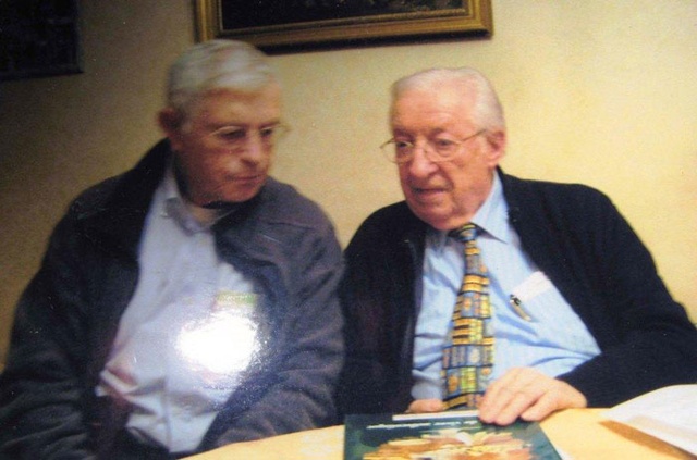 Ossias Klein à gauche avec André Reveyron 