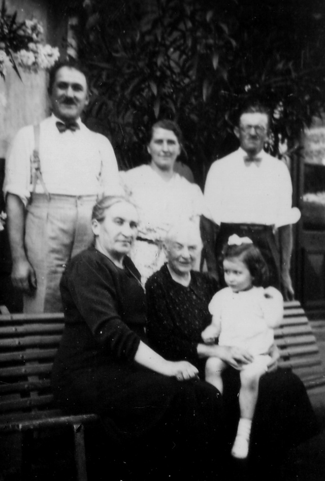 Hortense Rey et sa famille