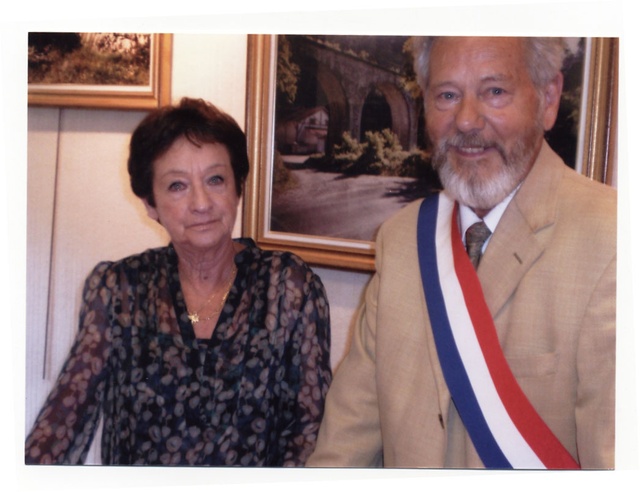 7 juillet 2009 cérémonie FUNE, le Maire et Edith Moskovic 