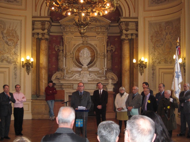 Cérémonie à Sens le 13/01/2009