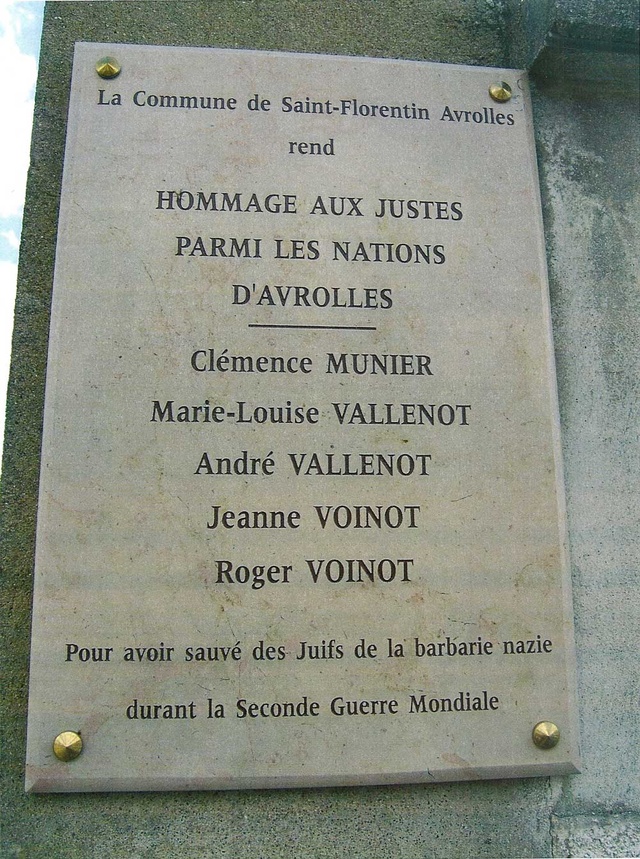 Plaque Averolles