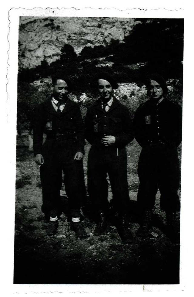 Marcel Hervais jean Brottes et Yvon Hervais