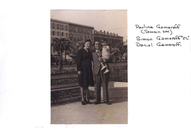 Pauline & Simon Gameroff avec leur fils Daniel