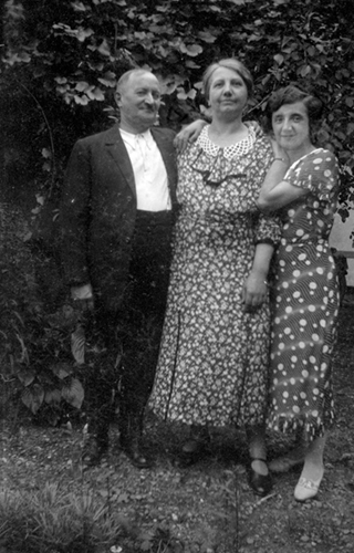 Louis, Marie Fradet et leur fille Jeanne